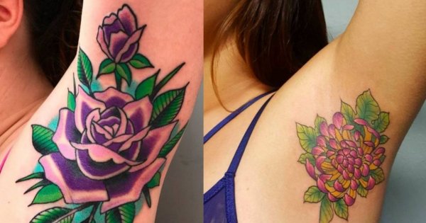 Amprit Tattoos - koniecznie zobacz, jak prezentują się nietypowe tatuaże pod pachą!