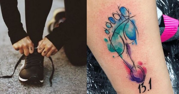 Tatuaże dla wielbicieli biegania! Dawka inspiracji specjalnie dla Ciebie!