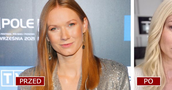 Katarzyna Dąbrowska zaszalała z fryzurą! W platynowym blondzie aż trudno ją poznać! Jest efekt WOW?