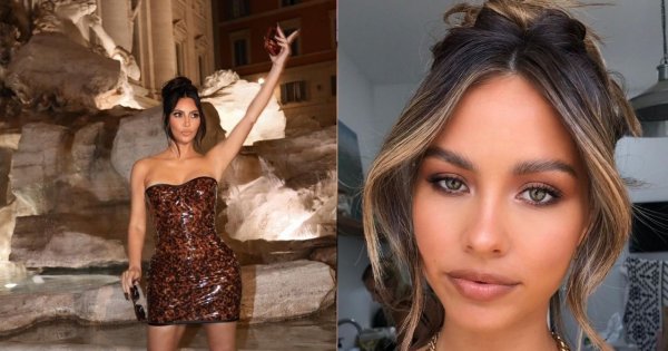 Seksowne upięcie włosów na Kim Kardashian!