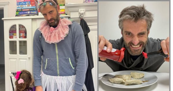 Maciej Dowbor w stroju... księżniczki! Jak prezentuje się dziennikarz?