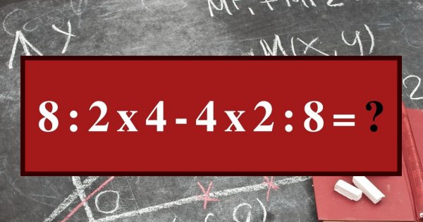Jaki jest prawidłowy wynik działania? Ta prosta zagadka matematyczna pokonała już niejedną osobę!