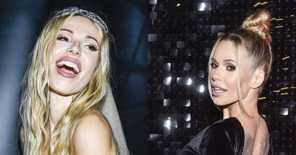 Doda pierwszy raz po rozwodzie. Czarna welurowa sukienka ledwo zasłaniała pupę! Udana stylizacja glamour?