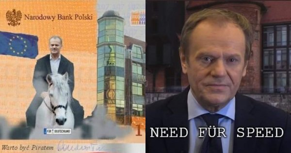 Donald Tusk przekroczył dozwoloną prędkość i stracił prawo jazdy. Sieć zalały MEMY