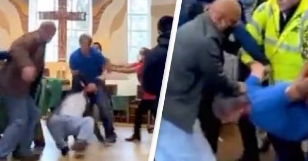 Ksiądz zwrócił uwagę wiernemu za brak maseczki. Wybuchła gigantyczna bójka w kościele!