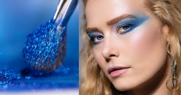 „Baby blue eyes” – oczy w niebieskim makijażu!