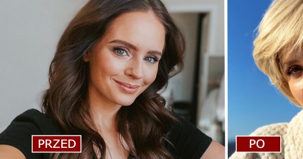 Olga Kalicka w platynowym blondzie i short bobie z grzywką! Aktorka pochwaliła się imponującą metamorfozą!