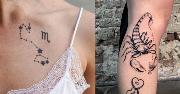 Tatuaż a znak zodiaku - idealne zdobienia dla zodiakalnego Skorpiona!
