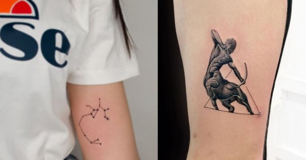 Tatuaż a znak zodiaku - idealne zdobienia dla zodiakalnego Strzelca!