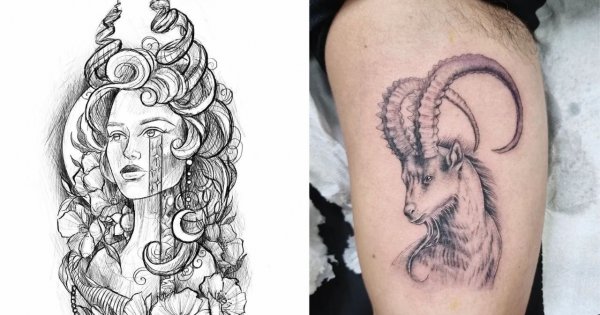 Tatuaż a znak zodiaku - idealne zdobienia dla zodiakalnego Koziorożca!
