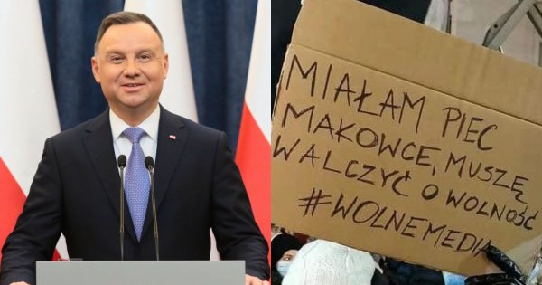 Andrzej Duda zawetował "lex TVN"! "Podzielam zdanie większości Polaków - kolejne spory nie są potrzebne"