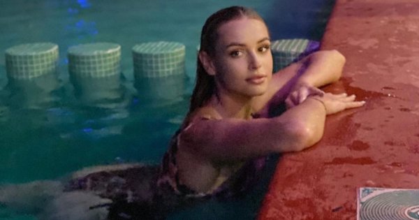 Anna Burska z "Love Island" całuje się z tajemniczym chłopakiem! Fani - "Oj za młody"!
