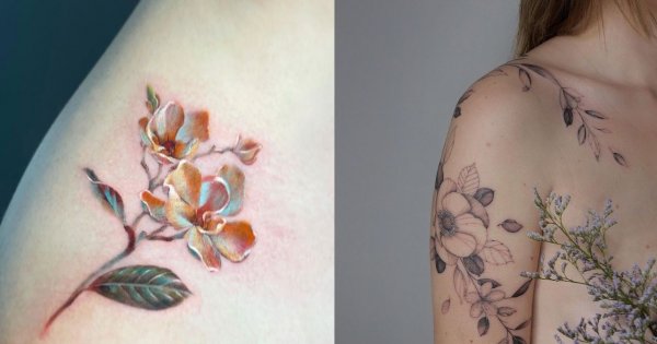 Flower power tattoo! Poznaj moc kwiatów!