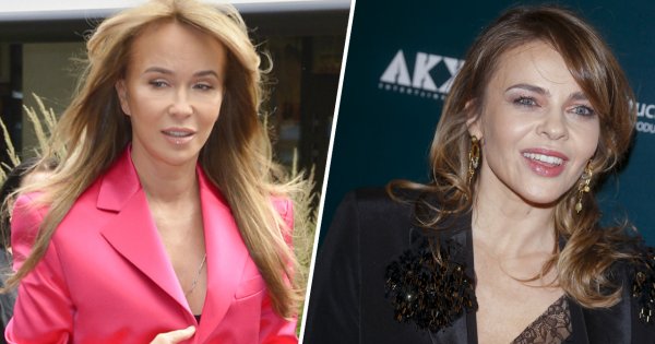 Edyta Herbuś czy Joanna Przetakiewicz? Obie na czarno z czerwonymi ustami. Która wypadła lepiej?