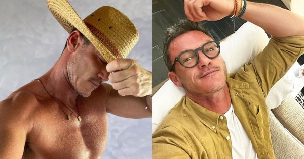 Aktor Luke Evans pręży mięśnie na plaży! Nie przesadził z opalenizną?