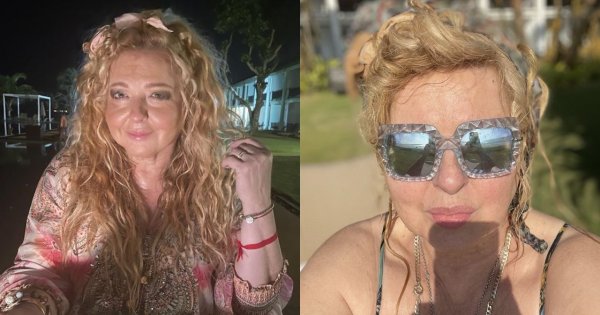 Magda Gessler jak Miss mokrego podkoszulka? Pluska się w oceanie na Sri Lance!