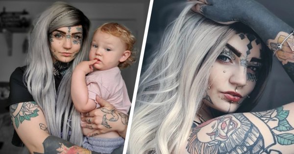 Pierwszy tatuaż zrobiła w wieku 13 lat. Od tej pory młoda mama stale powiększa swoją kolekcję!