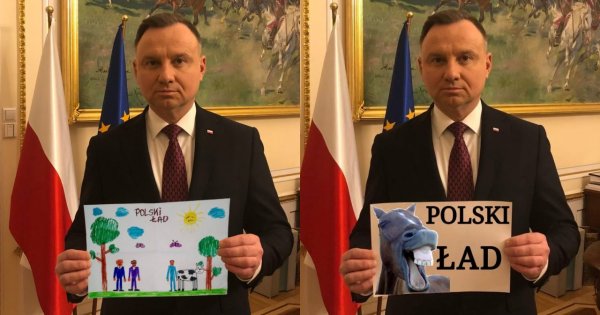 Prezydent RP Andrzej Duda opublikował zdjęcie z białą kartką. Sieć zalały memy