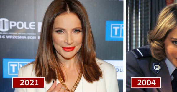 Anna Dereszowska kończy dziś 41 lat! Pamiętacie, że w młodości miała short boba i blond pasemka?