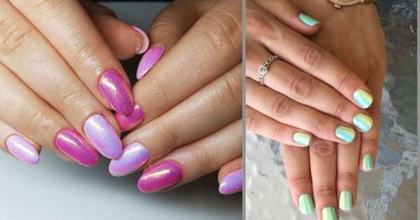 Efekt syrenki - piękny trend w stylizacji paznokci