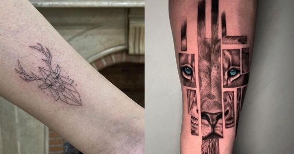 Geometryczne tatuaże - zobacz nasze propozycje!