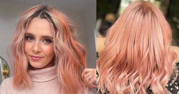 Peach hair - nietypowa koloryzacja, idealna na zimę!
