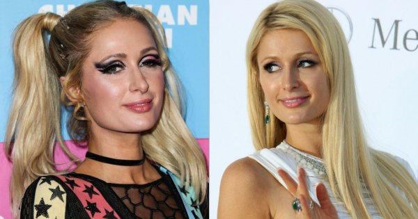 Paris Hilton w różowej stylizacji. Trochę jak elegancka Barbie...