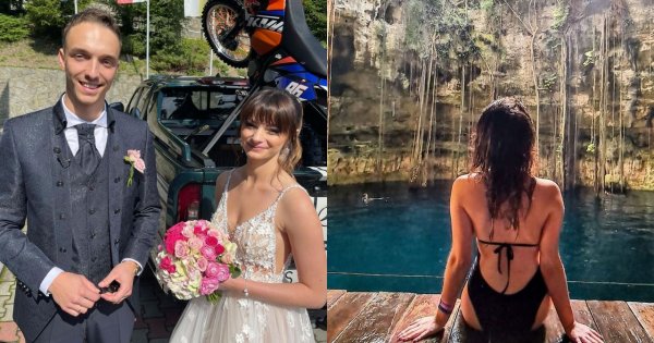 Karolina Małysz pokazała sukienkę na Sylwestra. Dobrze jej w złotej mini i czarnych szpilkach?