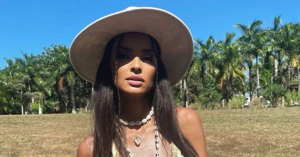Klaudia El Dursi z "Hotelu Paradise" w sukience w panterkę bez stanika! UPS! Odsłoniła za dużo?