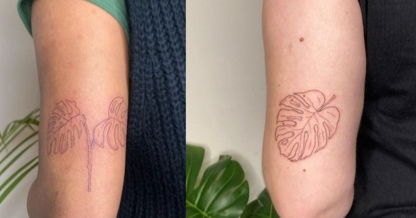 #Monsteratattoo - zobacz tatuaże z najmodniejszymi roślinnymi motywami!