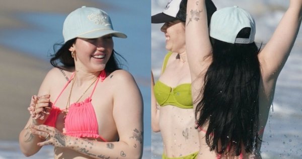 Noah Cyrus w bikini! A gdy się odwróciła... Fani zachwyceni siostrą Miley Cyrus!