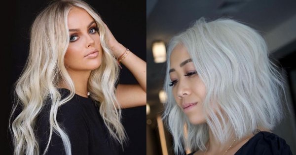 Platynowy blond - idealny na zimę!