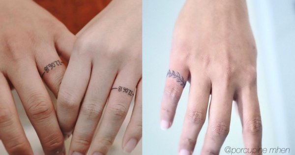 #Ringtattoo - idealny, zamiast klasycznego pierścionka lub obrączki zaręczynowej!