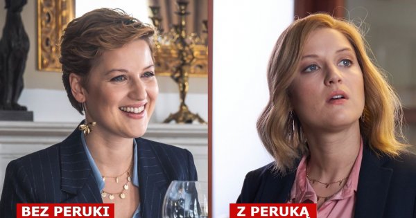 Aleksandra Domańska przeszła metamorfozę do serialu "Mecenas Porada". Ścięła włosy na pixie cut. Widać, że nosiła perukę?