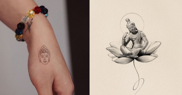 Buddyjskie tatuaże - dla uduchowionych i nie tylko! Zobacz nasze inspiracje #buddatattoo!
