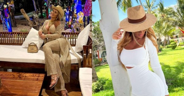 Izabela Macudzińska z "Królowych Życia" pozuje na plaży w skąpym bikini! Pokazała za dużo? [DUŻO ZDJĘĆ]