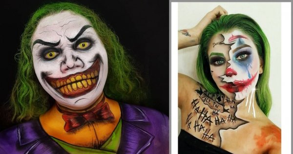 Makijaż Joker - zobacz przykład makijażu nie tylko na Halloween!