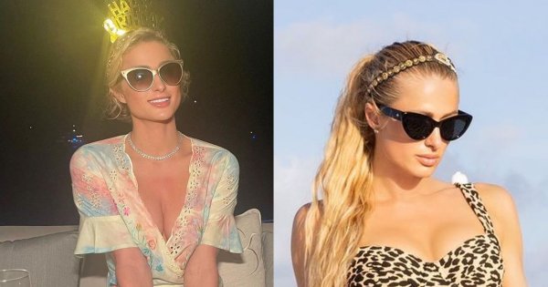 Paris Hilton świętuje 41. urodziny w retro bikini w stylu lat 60! Fason tych majtek zaburzył jej sylwetkę. Hit czy kit?