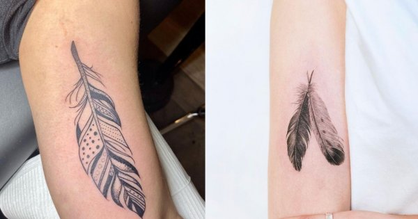 #Feathertattoo - jesteś delikatna, jak piórko? Tatuaż z takim motywem może być właśnie dla Ciebie!
