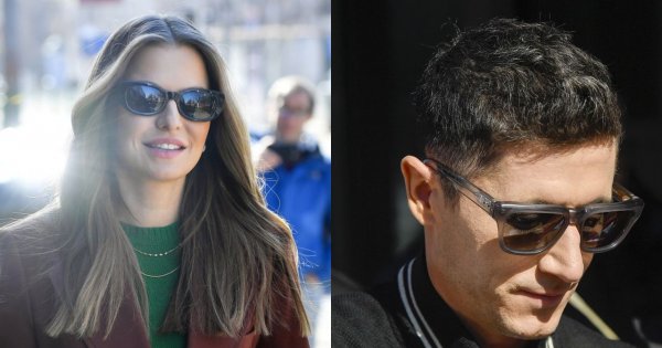 Anna i Robert Lewandowscy w "Dzień dobry TVN". Przyglądamy się ich stylizacjom. Ona w brązowym damskim garniturze, a on?