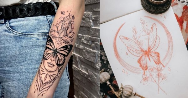 #Butterflytattoo - idealny na wiosenne zdobienie!