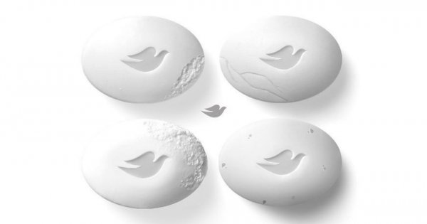 #RealSoaps - kostki mydła od Dove z rozstępami, plamkami, bliznami i zmarszczkami