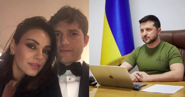 Wołodymyr Zełeński osobiście podziękował Mili Kunis i Ashtonowi Kutcherowi za wsparcie! Para zebrała ogromną sumę!
