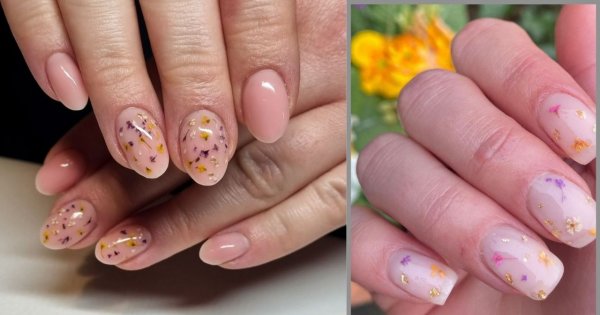 #driedflowernails - paznokcie z motywem suszonych kwiatów. Poznaj nowy trend!