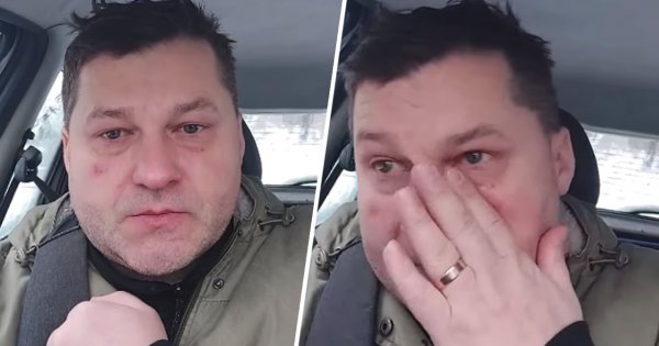 Wzruszające nagranie Sierhija z Ukrainy: "Jesteście moimi braćmi na zawsze"