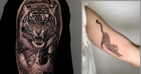 #tigertattoo tatuaż z motywem tygrysa. To hit mody 2022 roku! Zobacz i zainspiruj się!