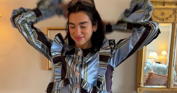 Dua Lipa imprezuje w prześwitującym topie bez stanika! "Trochę elegancji nie zaszkodzi..." - ktoś pisze