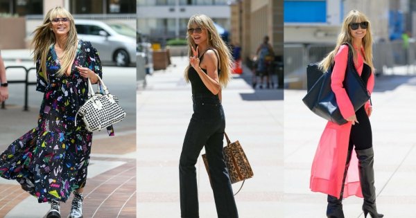 Zainspiruj się wiosennymi stylizacjami Heidi Klum! "Wow, jak z wybiegu!" - piszą fani