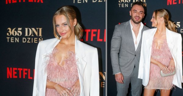 Premiera "365 dni: Ten dzień": olśniewająca Karolina Pisarek pozuje z narzeczonym. Co za sukienka WOW!