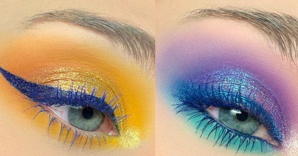 Wiosenne smoky eyes z kreską i bez. Instrukcja wykonania KROK PO KROKU